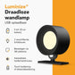 Wandlamp zwart- oplaadbaar – met afstandsbediening (ACTIE 1+1 gratis)