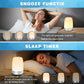 Wake Up Light - Lichtwekker - Digitale Wekker met Lamp - Natuurgeluiden - Slaapkamer - Snooze Functie - Wit