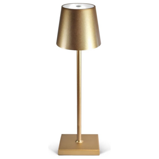 Tafellamp aluminium oplaadbaar dimbaar touch 36CM Goud